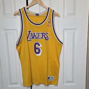 Champion NBA Vintage LAKERS Eddie Jones #6